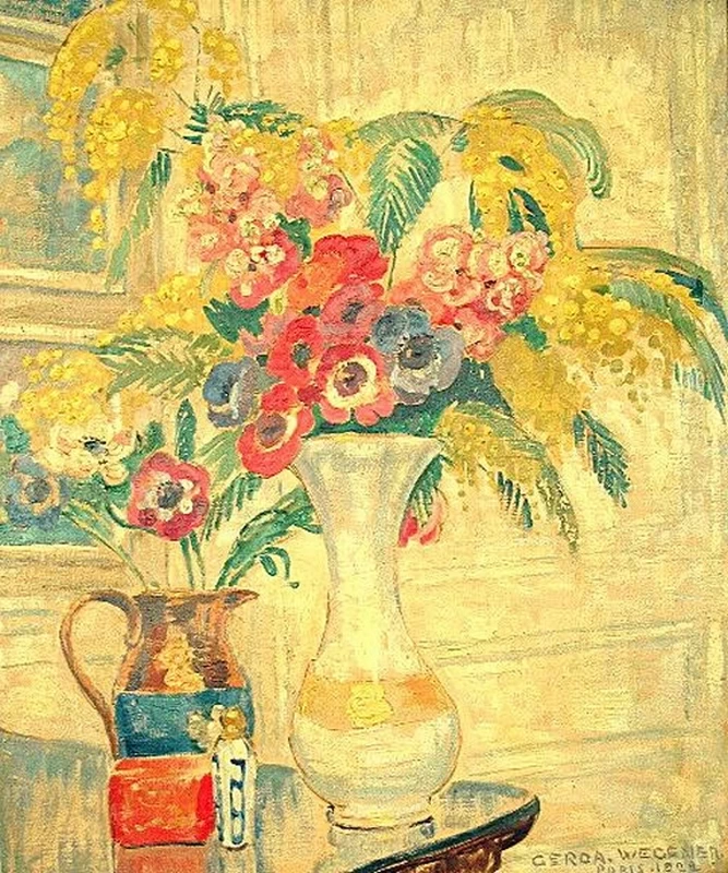 Composizione con fiori - 1922